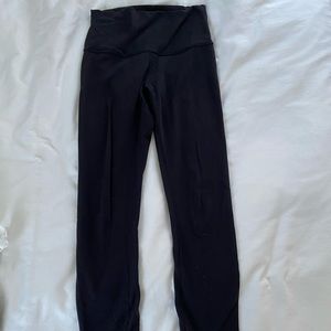 LULULEMON WONDER UNDER BLACK LEGGINGS